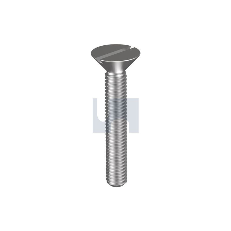 Machine Screw Countersunk Head Slotted G304/A2 SS 3x12 - 3X12MG304CMT ...