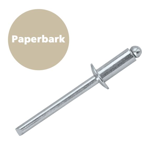 Aluminium/Steel Truss Head Rivet 4-3 Paperbark (Pack 100) - AS4-3PPBHP ...