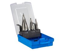 D504SET3 Drill Step Set Hss 4-12, 4-20, 4-30mm Spiral Flute Sutton