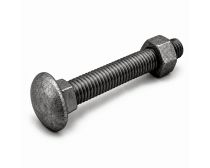 Mushroom Head Bolt with Nut CL4.6 Plain M16x50mm
