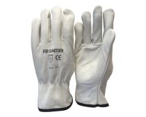 Beaver Frontier Rigger Glove Cowgrain White XL