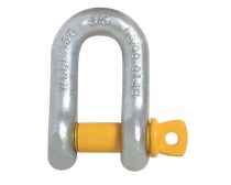 Yellow Pin Anchor Bow Shackle Grade S Galv Beaver WLL 0.5T 6mm