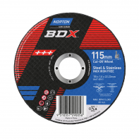 Norton BDX Cut Off Wheel A46T T41 115 x 1.0 x 22.23mm