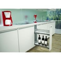 SIGE undercounter pull-out, 150mm cabinet width, Grass slides 40kg, each