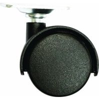 Hooded twin wheel castors - braked