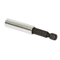 Screw driver bit holder, magnetic, 1/4" hex shank, each