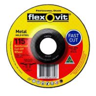 Metal Cut Off Disc FH38 Flexovit 66252841560 115x2.5x22.23mm