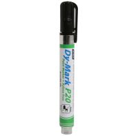 P20 Reversible 4mm Chisel/2mm Bullet Tip Paint Marker Pen Black Dy-Mark