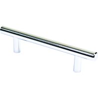 Handle "Bar 12", 12mm steel cross bar, brushed nickel