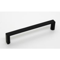 Handle "Lucca", 12mm flat profile, black