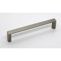 Handle "Lucca", 12mm flat profile, brushed nickel
