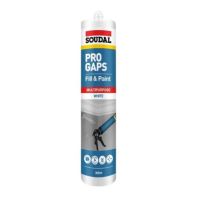 Soudal Pro Gaps Fill & Paint Gap Filler White 300ml