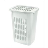 SIGE spare basket for 191505 single laundry hamper, 53l incl. lid, white plastic, each