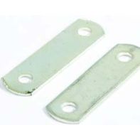 Bracket. Steel. Flat. 42mm X 12mm X 1.4mm. 2 holes 29mm c/c. Zinc Plate (1000/Bag)