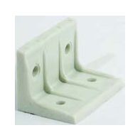 Nylon connection bracket, 90 deg angle, double (four 5mm holes)