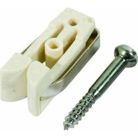 DOOR CATCH.GRIPPER TYP.Z/WHITE (1 Catch / 1 Striker / 2 x Fixing Screws)