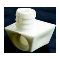 Plinth Connector. Drive In Dowel 10mm Dia. White