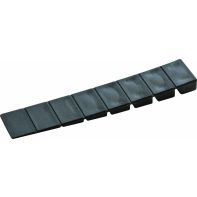 Furniture Wedge. Plastic. 8 x Snap Off Sections. Black
