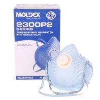 Moldex Respirator P2 Particulate Moldex 2300N Series with Valve Med/Lge (Box 10)