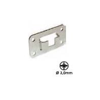 Non Recessed Locking Bar Guide Zinc Plated
