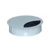 X ~ EXIT R80 round cable outlet, Dia 80mm, zinc alloy, gloss white finish