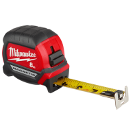 Milwaukee Compact Magnetic Tape Measure 8m