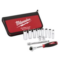 3/8" Dr Socket Set Metric Milwaukee (12 Piece)