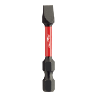 Slotted Power Bit Shockwave Milwaukee 1/4"50mm
