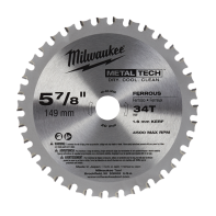 NLA Milwaukee 48404080 149mm Ferrous Metal Saw Blade