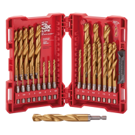 Milwaukee SHOCKWAVE Red Helix Titanium Drill Set 25 Piece