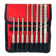 Milwaukee SDS PLUS 4 CUT DRILL BIT SET WITH POUCH 8PCE