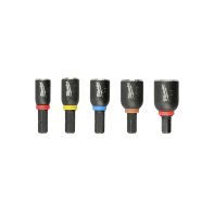 Magnetic Nutsetter Set Shockwave Milwaukee (5 Piece)