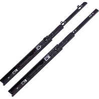 Ball-bearing slide, full extension, bottom-mount (pair)
