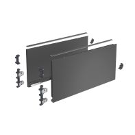 AvanTech YOU Drawer side profile set, height 251 mm x NL 450 mm, anthracite, left and right