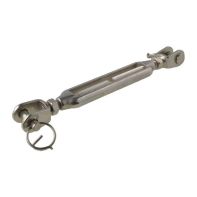 Pipe Turnbuckle Jaw/Jaw with Lock Nut Stainless Steel G316 M5