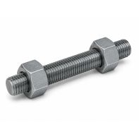 .625" X 80mm B8 Studbolt C/w 2 x 2 GR8M Nuts
