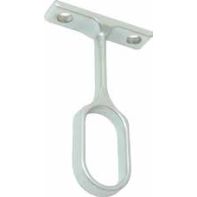 Tube Support Centre Pillar 30x15 Oval Zinc Chrome