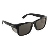 Safety Glasses Frontside Polarised Smoke Lens With Black Frame