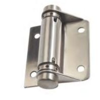 METLAM Toilet partition spring hinge"209", hold closed, side reversible, screw-fix, stainless steel (each)