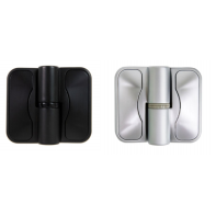 METLAM Toilet partition spring hinge "Moda", hold adjustable, iLH/oRH, concealed screw-fix, SCP (each)