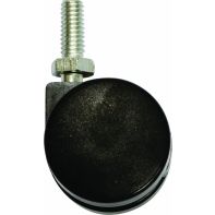 Unhooded twin wheel castors