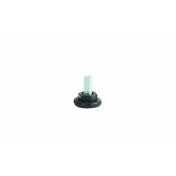 Adj Glide. Non Swivel. 26mm Dia. 5/16" x 30mm. Nylon Hex. Black
