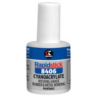 Rapidstick 8406 Rubber/Metal Adhesive Chemtools Brush Bottle 10g