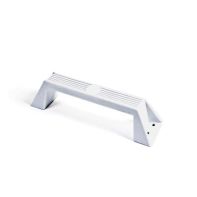 Handle "86" Plastic Caravan 180mm Lg 45mm Wd 40mm Ht (face fix for Rivets) Arctic White