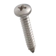 Countersunk Head Cross Recess Self Tapping Screw ZP 10Gx1"