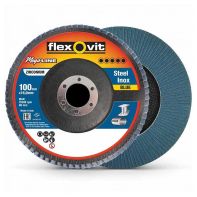 Magaline Blue Flap Disc Flexovit 78072761192 100x16mm Z80