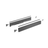 AvanTech YOU Drawer side profile set, height 101 mm x NL 500 mm, anthracite, left and right