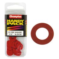 Champ Fibre Washers 1/32x3/16x1/2 (Pack 25)