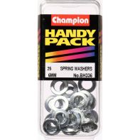 Flat Section Spring Washer ZP Champion M6mm (25)
