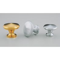 Brass Knob 25mm Dimple Polished Chrome
